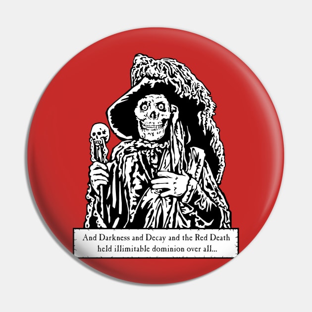 The Red Death Pin by Hypnogoria