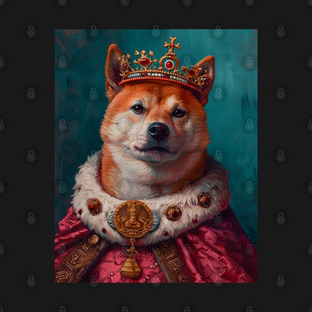 Shiba Inu The King by AestheticsArt81