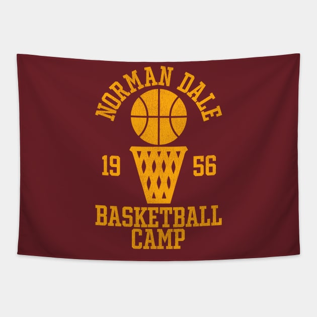 Norman Dale Basketball Camp Tapestry by darklordpug