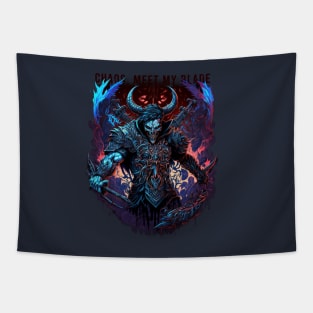 Chaos, Meet My Blade Tapestry