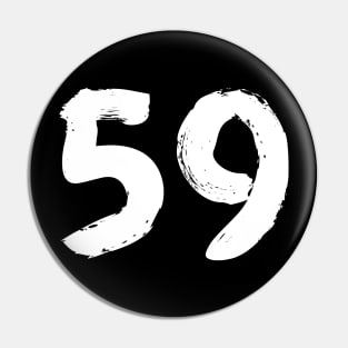 Number 59 Pin