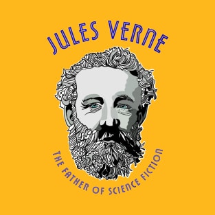 Sci-Fi Author Jules Verne T-Shirt