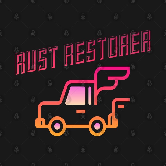 Rust Car Restorer, Car restorer Vintage Rust Car, Rust car for men, Car Lover Gift by Style Conscious