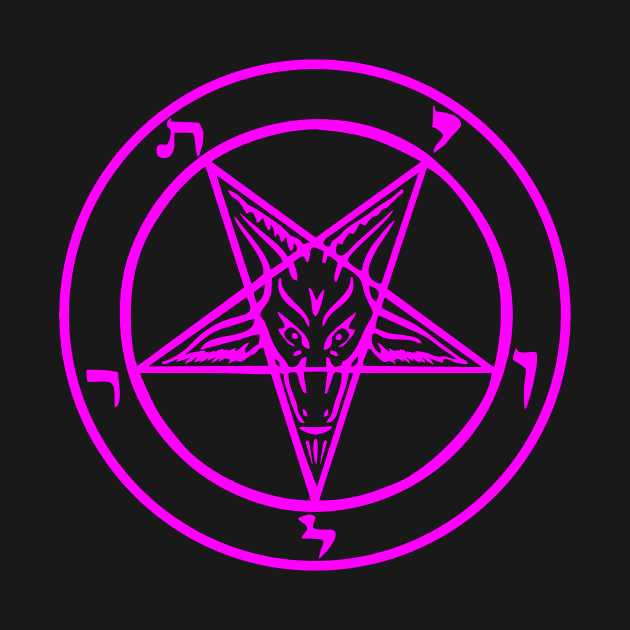 Pink Baphomet by RainingSpiders