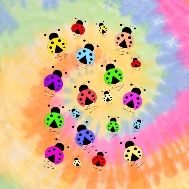 COLORFUL Ladybug Scatter by SartorisArt1