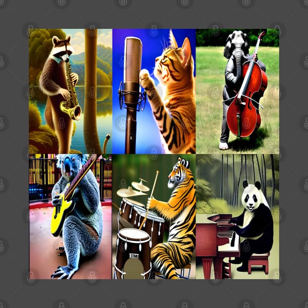 The Musical Animal Band by Musical Art By Andrew