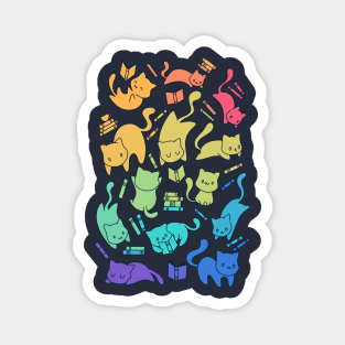 Cats & Books Magnet