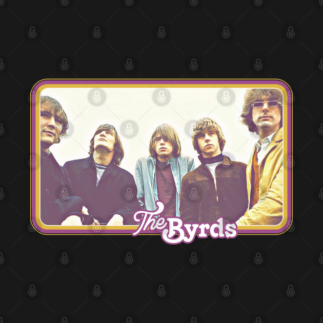 Discover The Byrds // Vintage Style Retro Fan Art - The Byrds - T-Shirt