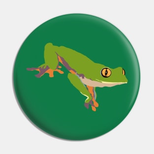 Blue-sided Leaf Frog Pin