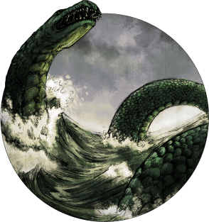 Jormungandr the Midgard Serpent Magnet