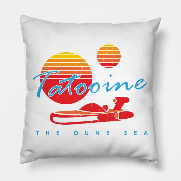 Endless Beach Life Pillow by BeepBoopBeep Clothing, Co.