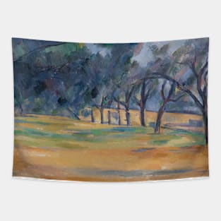The Allee at Marines by Paul Cezanne Tapestry
