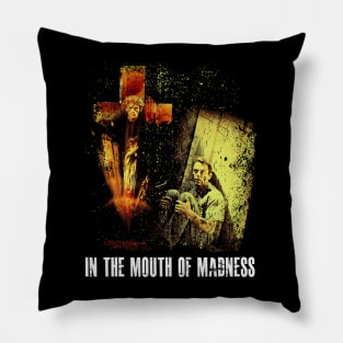 Madness Personified In the Mouth Design Pillow