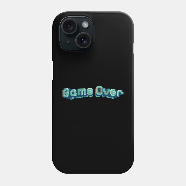 Game Over Pixel Game Retro Phone Case by syahrilution