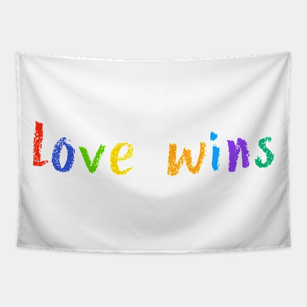 love wins Tapestry by NSFWSam