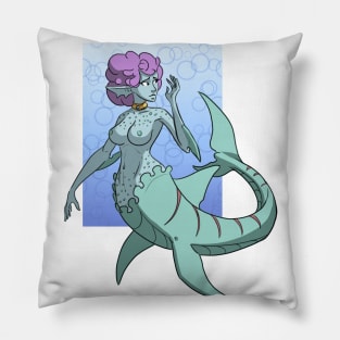 Shy Mermaid Pillow