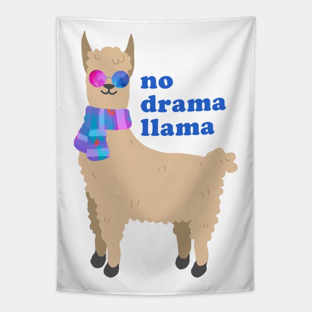 No Drama Llama Tapestry by lolosenese