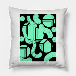 Mosaic Abstract Patterns Pillow