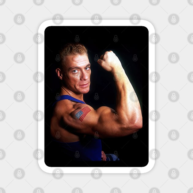 Van Damme Magnet by Fantasy Brush Designs