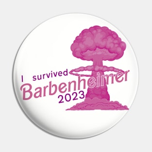 I survived Barbenheimer 2023 Pin