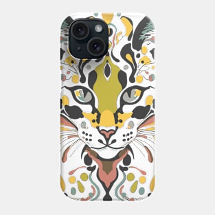 Cute Cat Illusion Design, Funny Cat Lover Gift Idea Phone Case