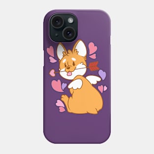 Cupid Corgi Phone Case