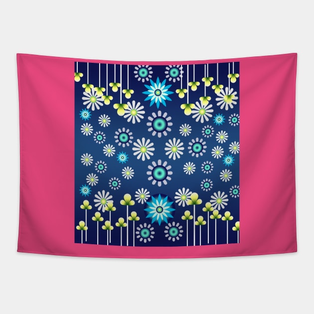 Patrón de flores Tapestry by magenta-dream