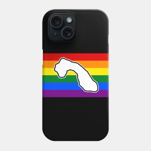 Cormorant Island BC - Rainbow Pride Flag - LGBT Colours - CormorantIsland Phone Case