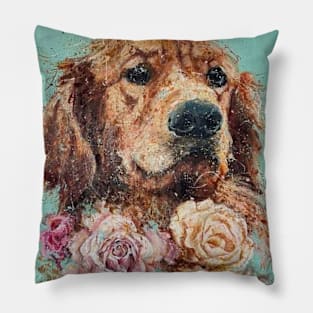 GOLDEN RETRIEVER , Kawaii Animals, New Zealand Animals Pillow