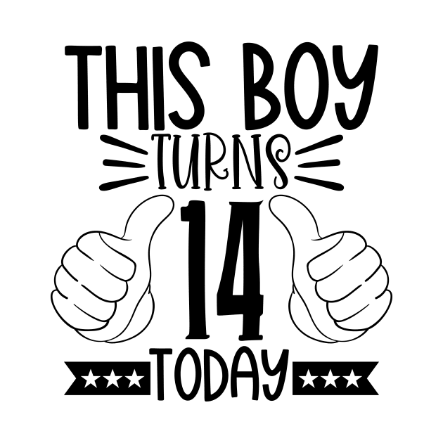 This boy turns 14 today by Coral Graphics