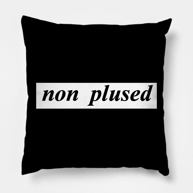 non plused Pillow by NotComplainingJustAsking