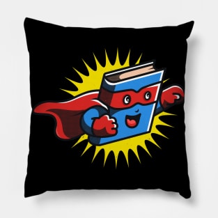 Book Hero Reading Book Lover Comic Book Comics Pillow