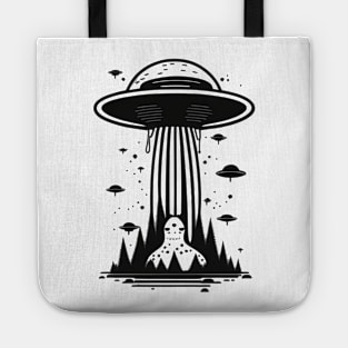 ufo invasion Tote