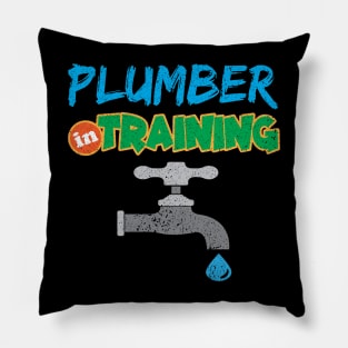 Plumber In Training Pillow