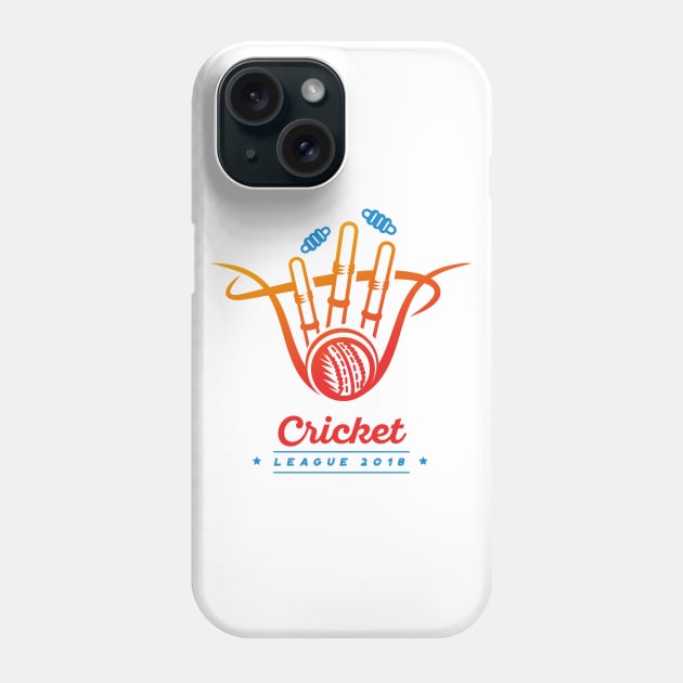 Cricket League Phone Case by Whatastory