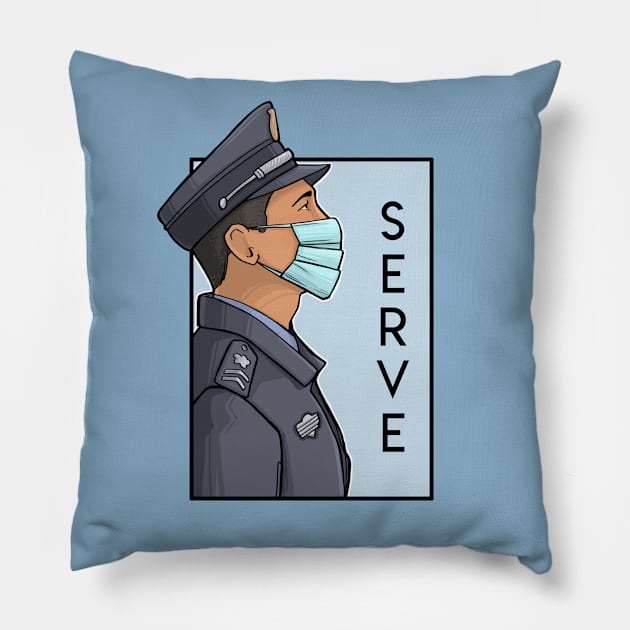 Serve Pillow by KHallion