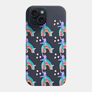 Dancing on the rainbow Phone Case