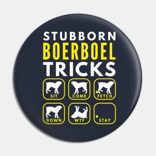 Stubborn Boerboel Tricks - Dog Training Pin