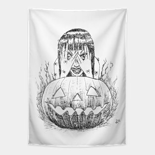 Season of Fear (Outlines) Tapestry