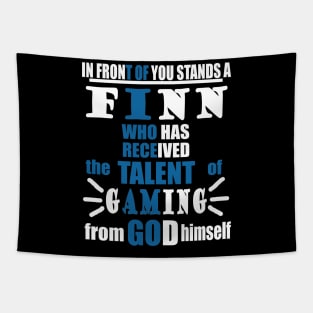 Finn Gaming E-Sports Finland Team Video Games Tapestry