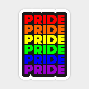 Gay Pride Pattern Magnet