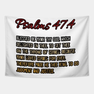 Psalms 47:4 Tapestry