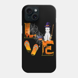 Husky Love Halloween Boo Dog Gifts husky lover Phone Case