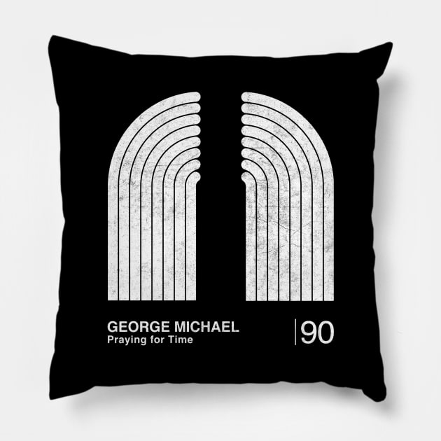 George Michael / Minimalist Style Graphic Fan Artwork Pillow by saudade