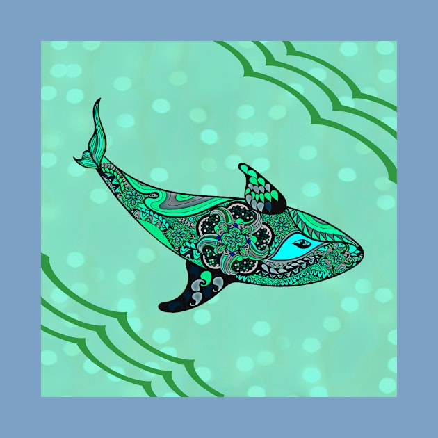 Green Whale by Sailfaster Designs