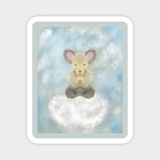 The Meditating Mouse Magnet