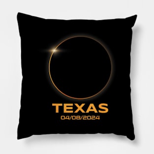 Total Solar Eclipse 2024 Totality Texas Pillow