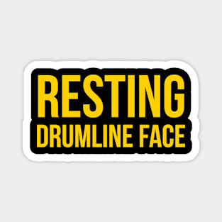 Resting Drumline Face music enthusiasts Magnet