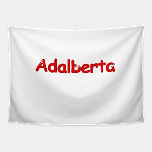 Adalberta name. Personalized gift for birthday your friend. Tapestry