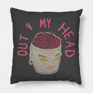 Out of My Head Pillow